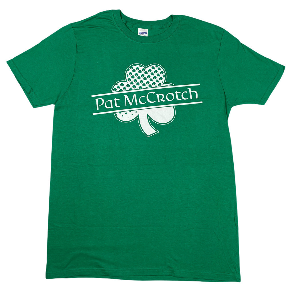 Large Green St Patrick Novelty Irish T Shirt Pat McCrotch Tee Top NWOT